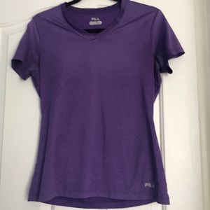 Fila Purple Exercise Short Sleeve